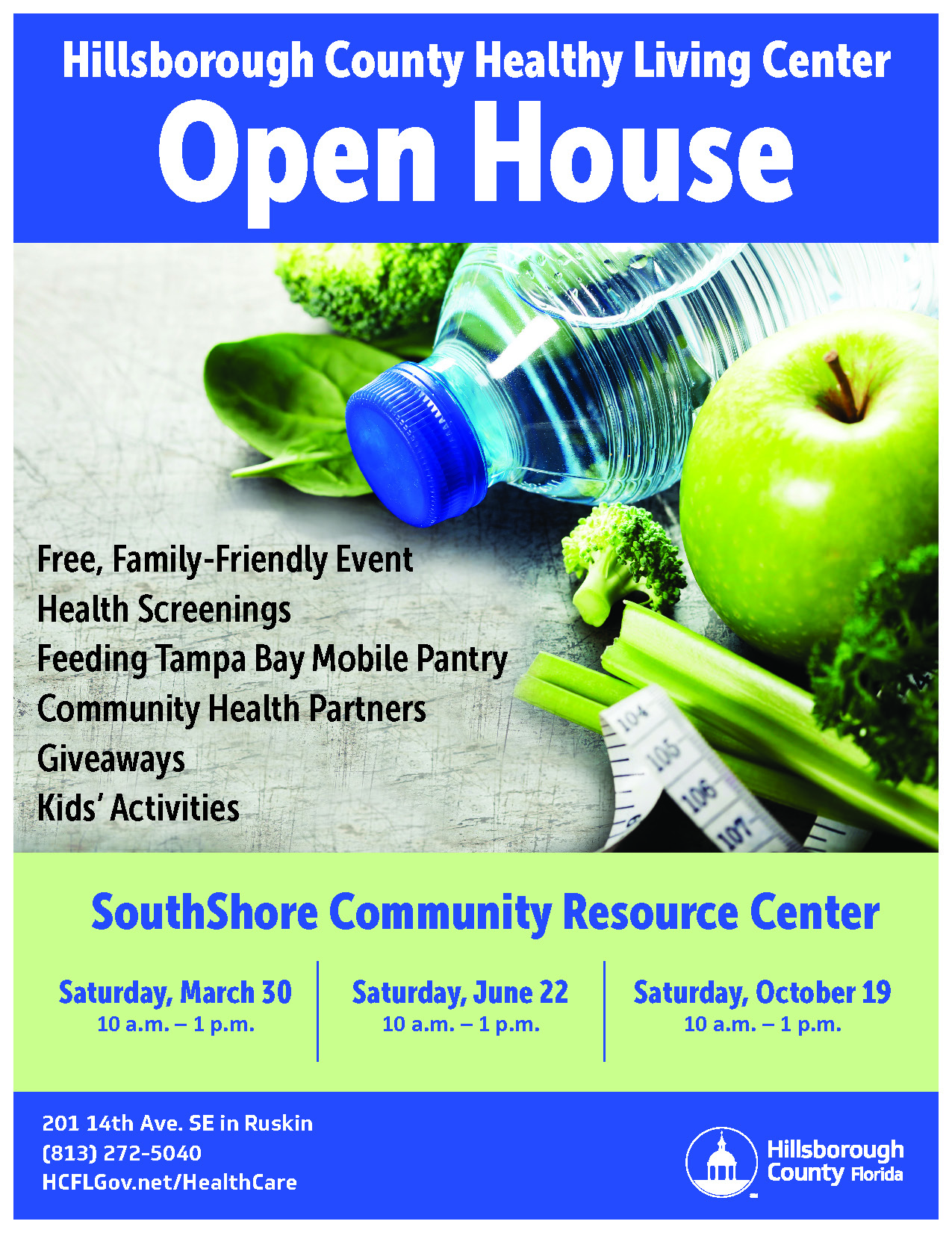 Healthy Living Open House Flyer