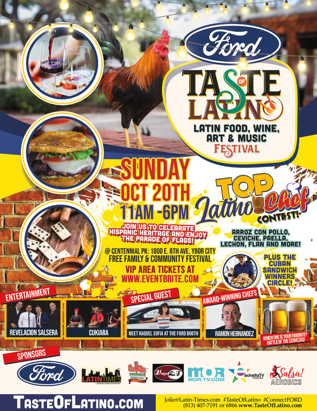 Taste of Latino Event Flyer